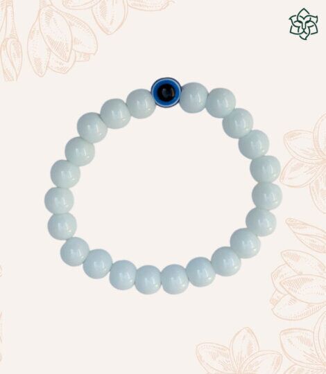 Assorted-Marble-Beads-Evil-Eye-Bracelet-White-1